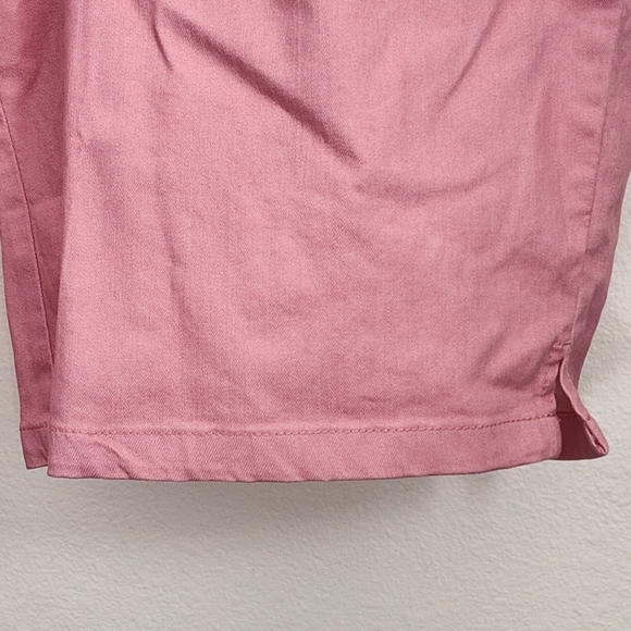 Woman Within Plus Size Pink Denim Embroidered Capris. Sz 42W (NWT) - Picture 5 of 12